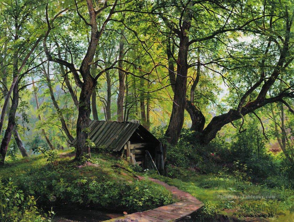 vieux paysage de chaux 1894 Ivan Ivanovitch arbres Peintures à l'huile